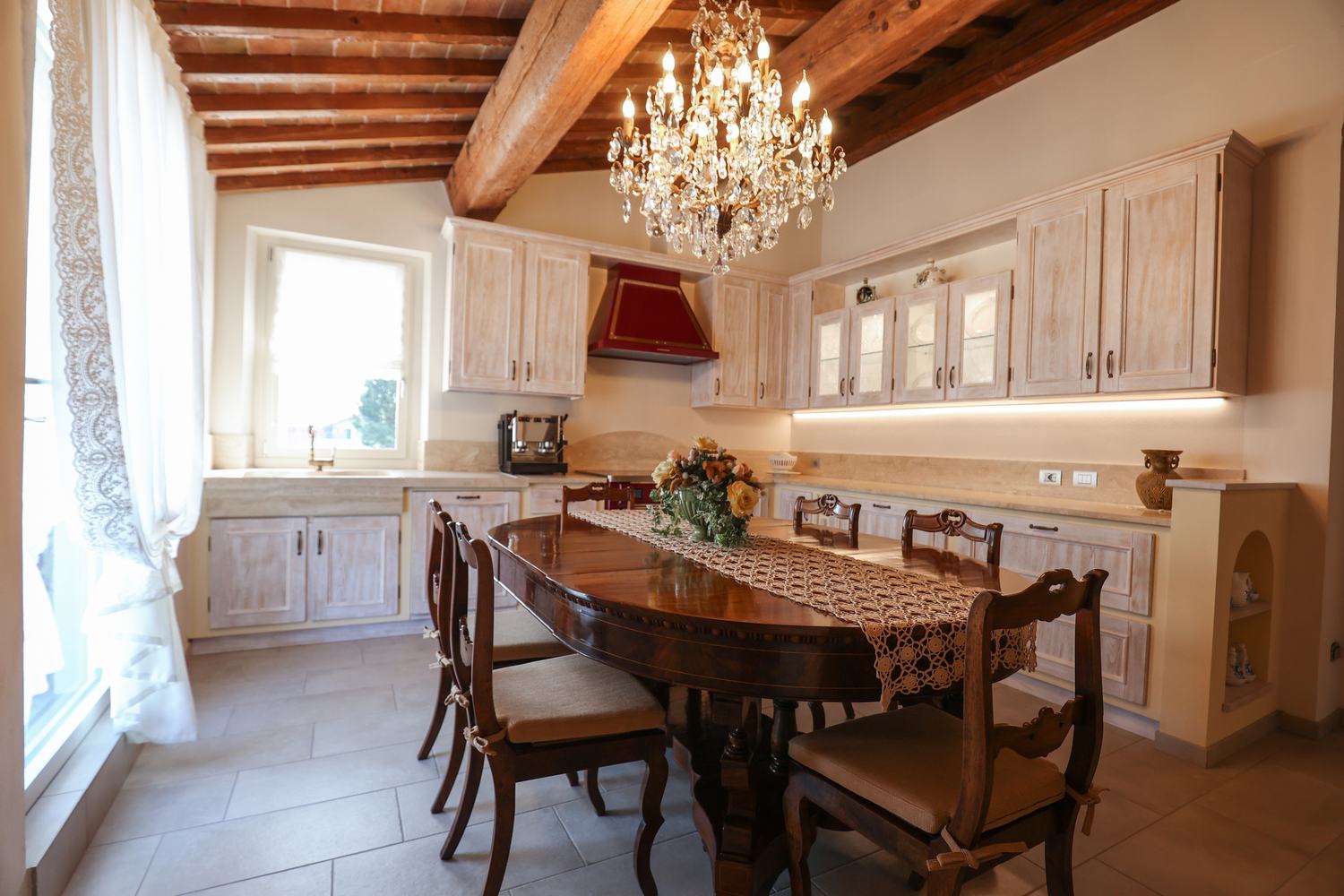 Sala per le colazioni di una struttura ricettiva