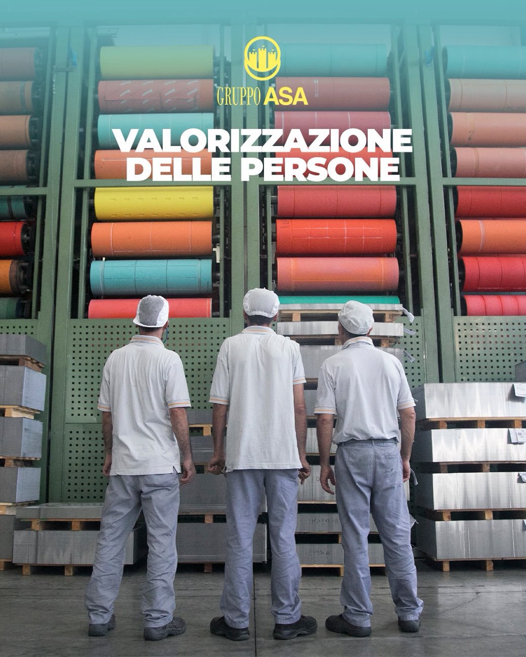 Grafica della campagna Valorizzazione delle persone