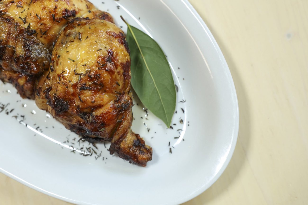 Pollo arrosto fotografato da Miketing