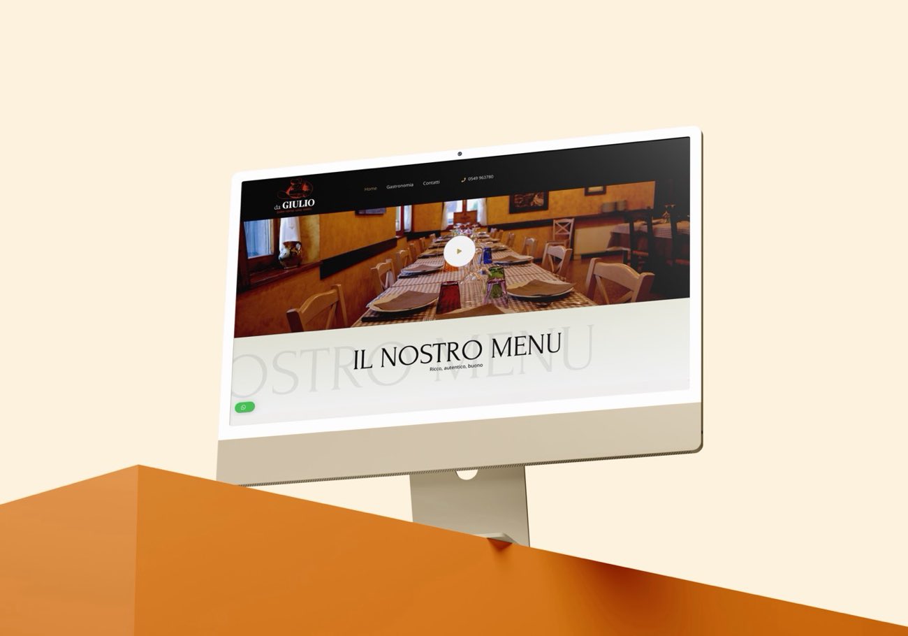 Sito web di un ristorante realizzato da Miketing