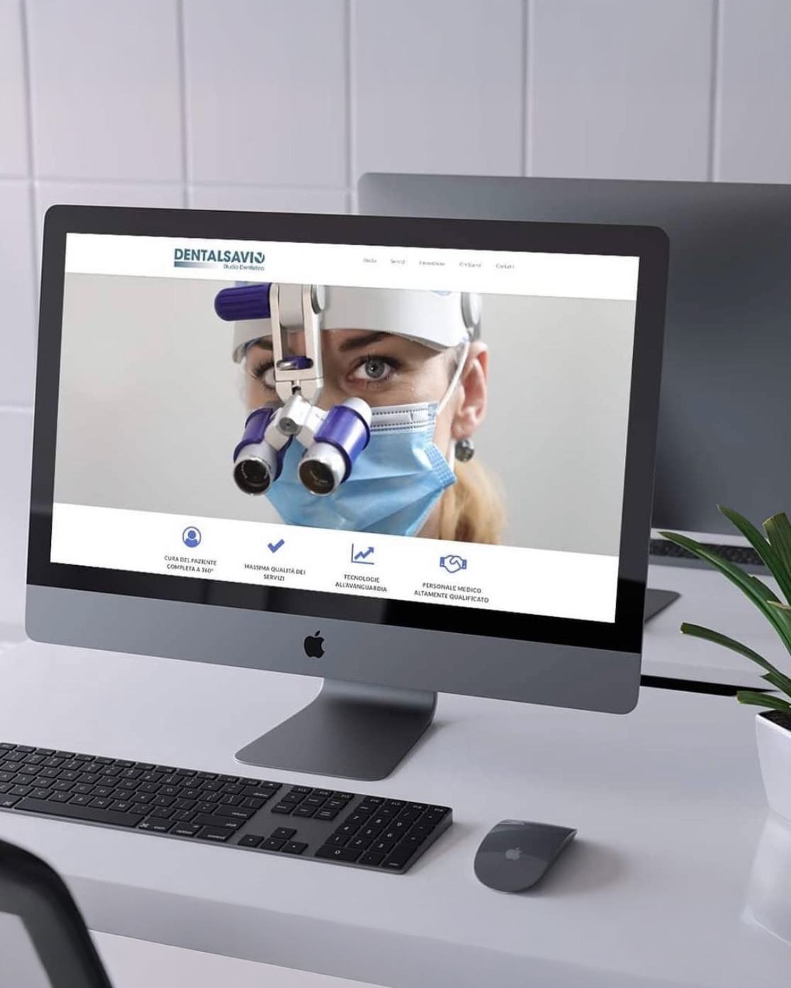 Sito web di uno studio dentistico realizzato da Miketing